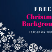 Free Animated Christmas Borders – 4K Winter Backgrounds