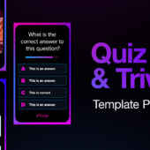 Social Media Quiz & Trivia MOGRT Pack for Premiere Pro